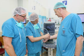 Анестезия под контролем ультразвука в операционной МЦ Рамбам